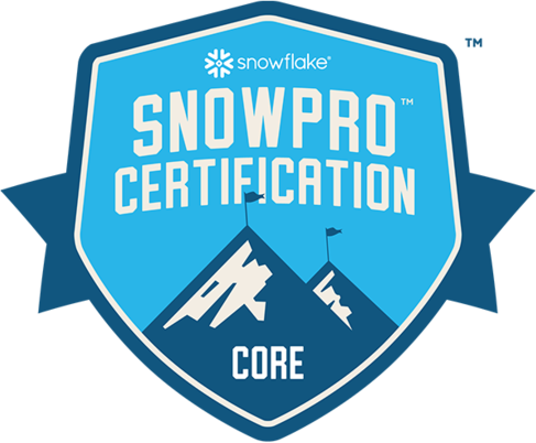 SnowPro Core certification badge
